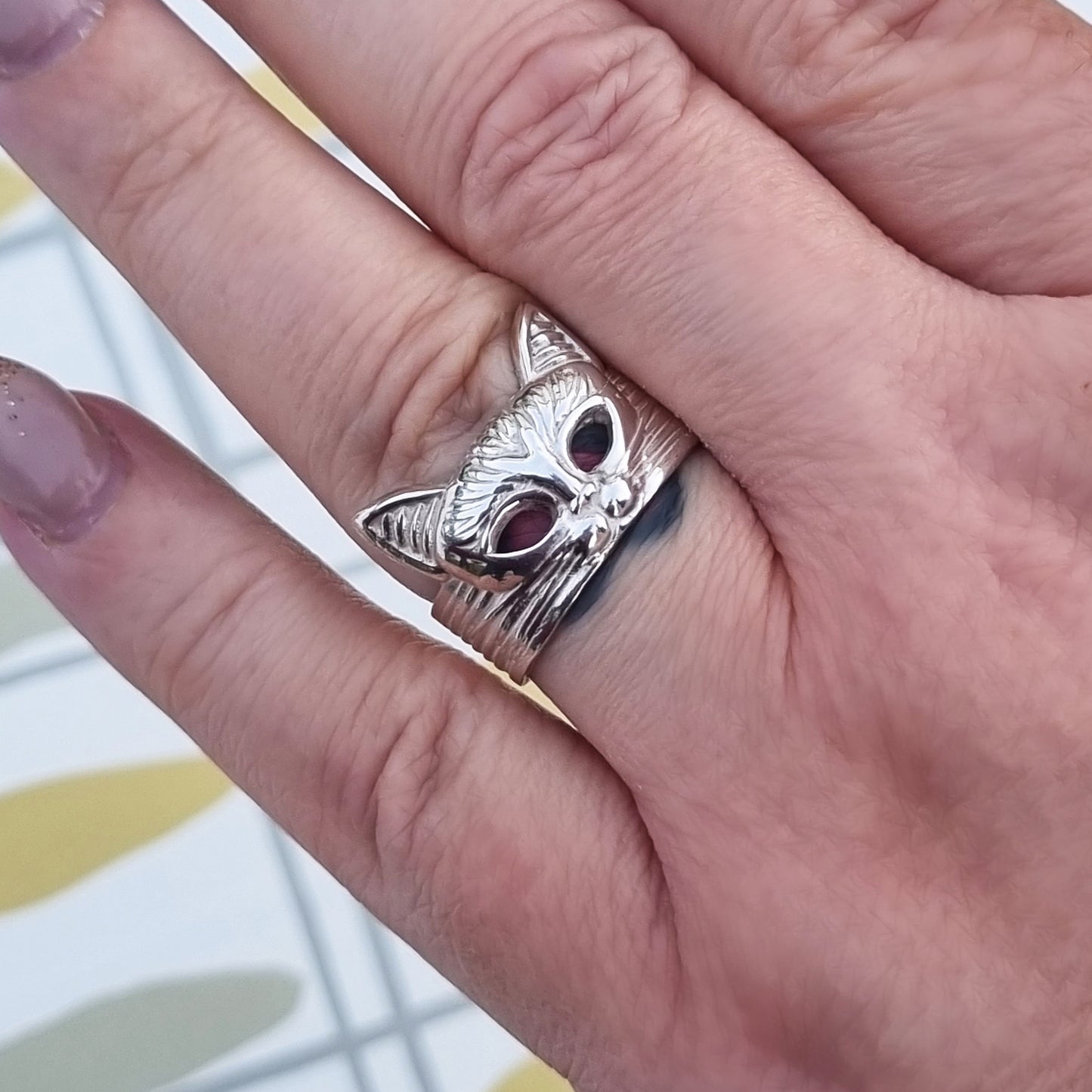 Cat ring - 'Cutie pie'