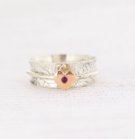 Wildflower meadow - Rose Spinning Ring
