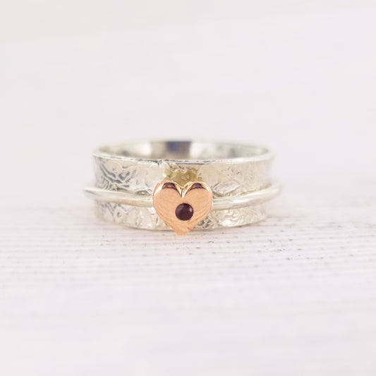 Wildflower meadow - Poppy Spinning Ring