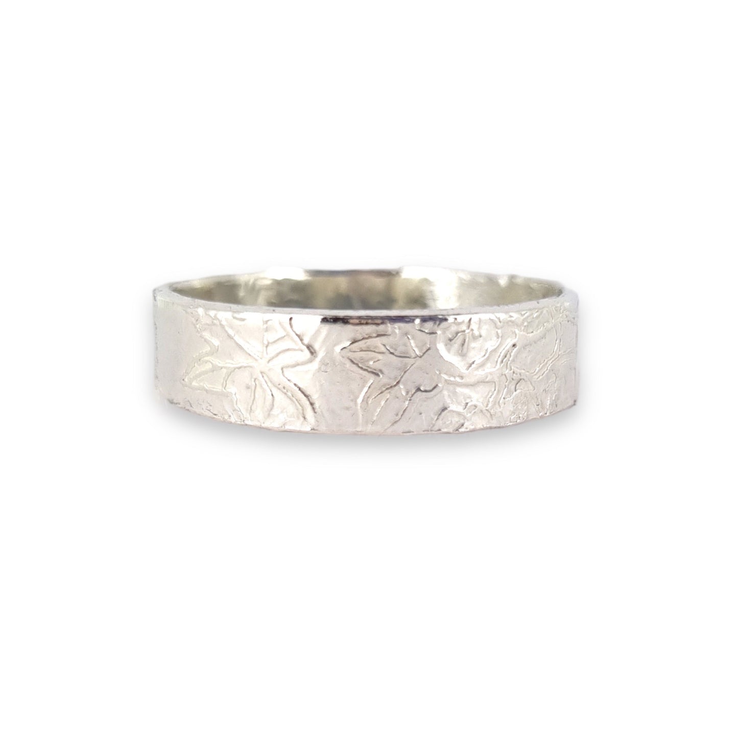 Wildflower meadow - etched pattern ring