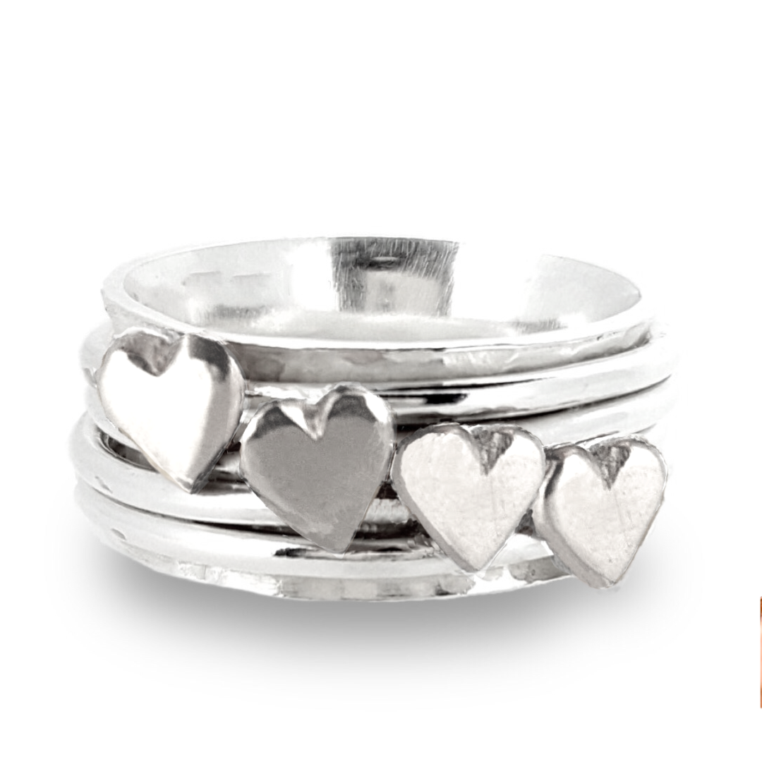 Design your own spinning heart ring