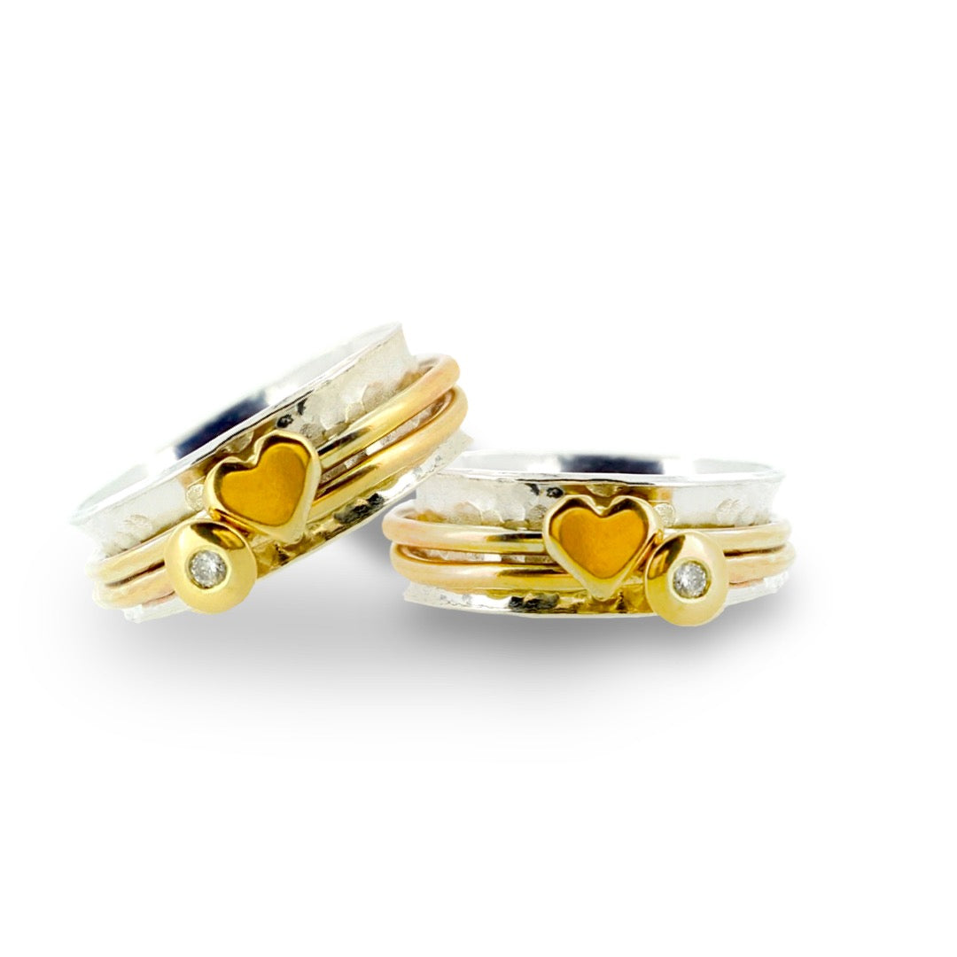 Eternal Love Wedding Rings, Hers and Hers
