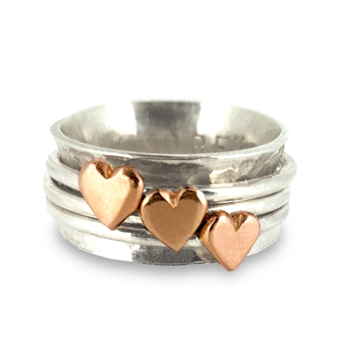 Design your own spinning heart ring