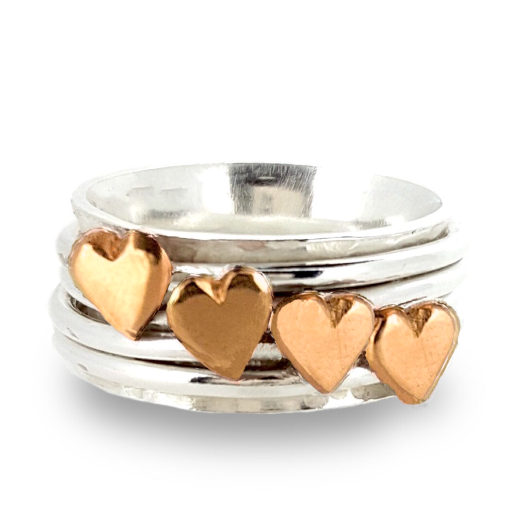 Design your own spinning heart ring