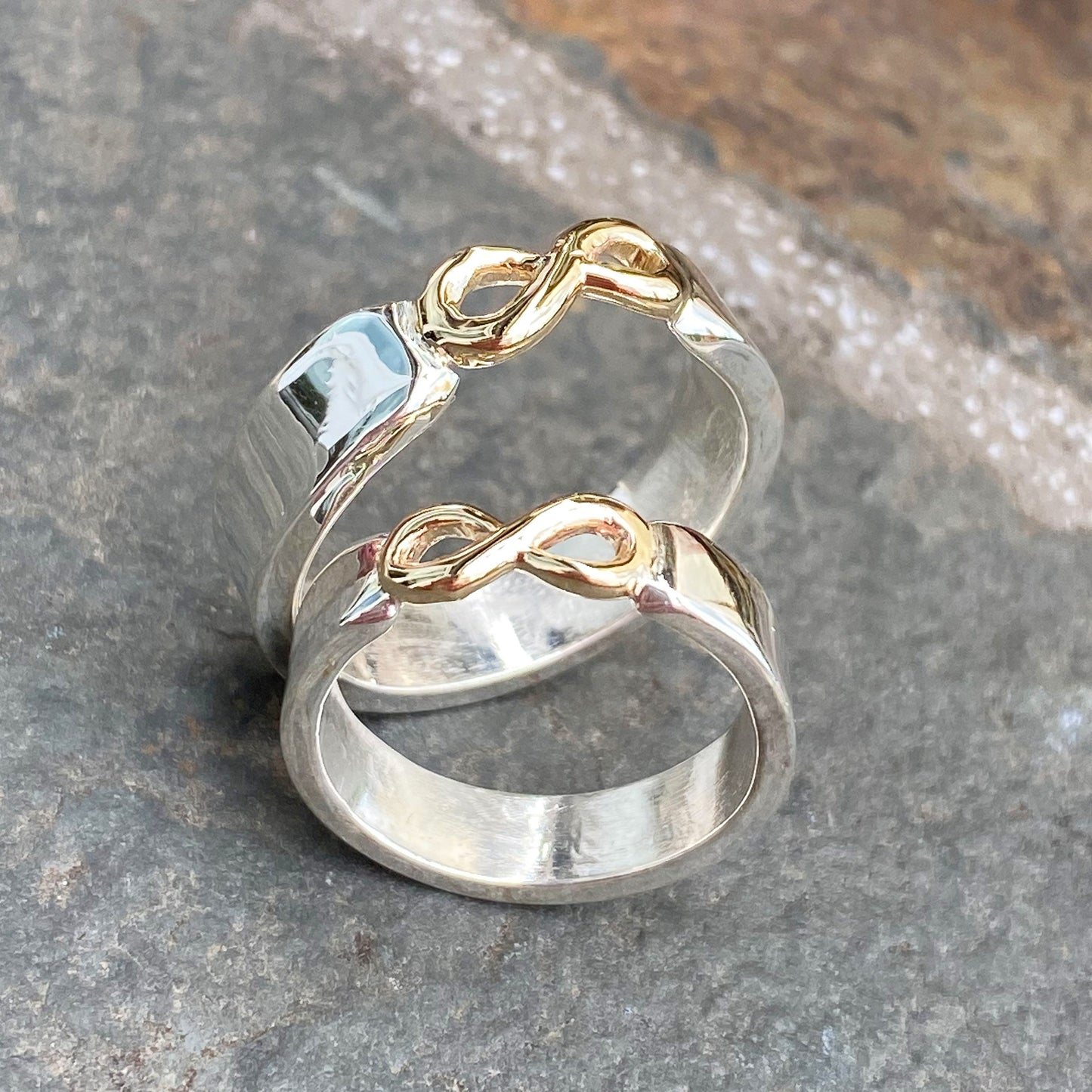 Infinity symbol ring