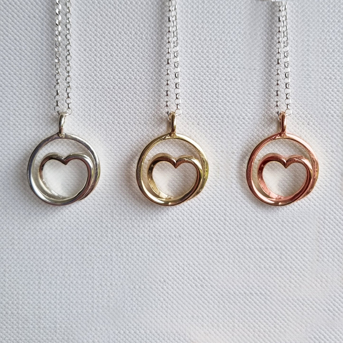 Infinite love & Infinity tiny - Smallest solid gold or silver spiral necklaces