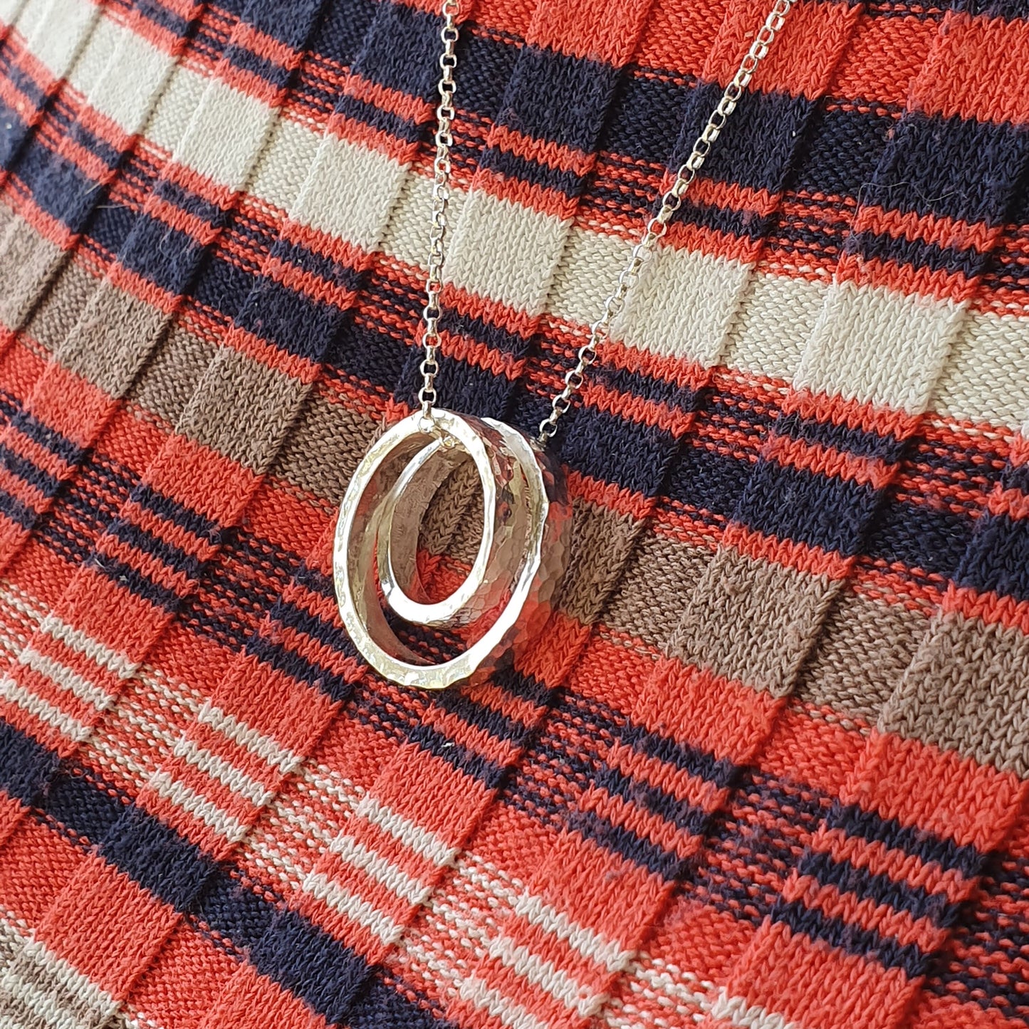 Infinity - Sterling silver spiral necklace