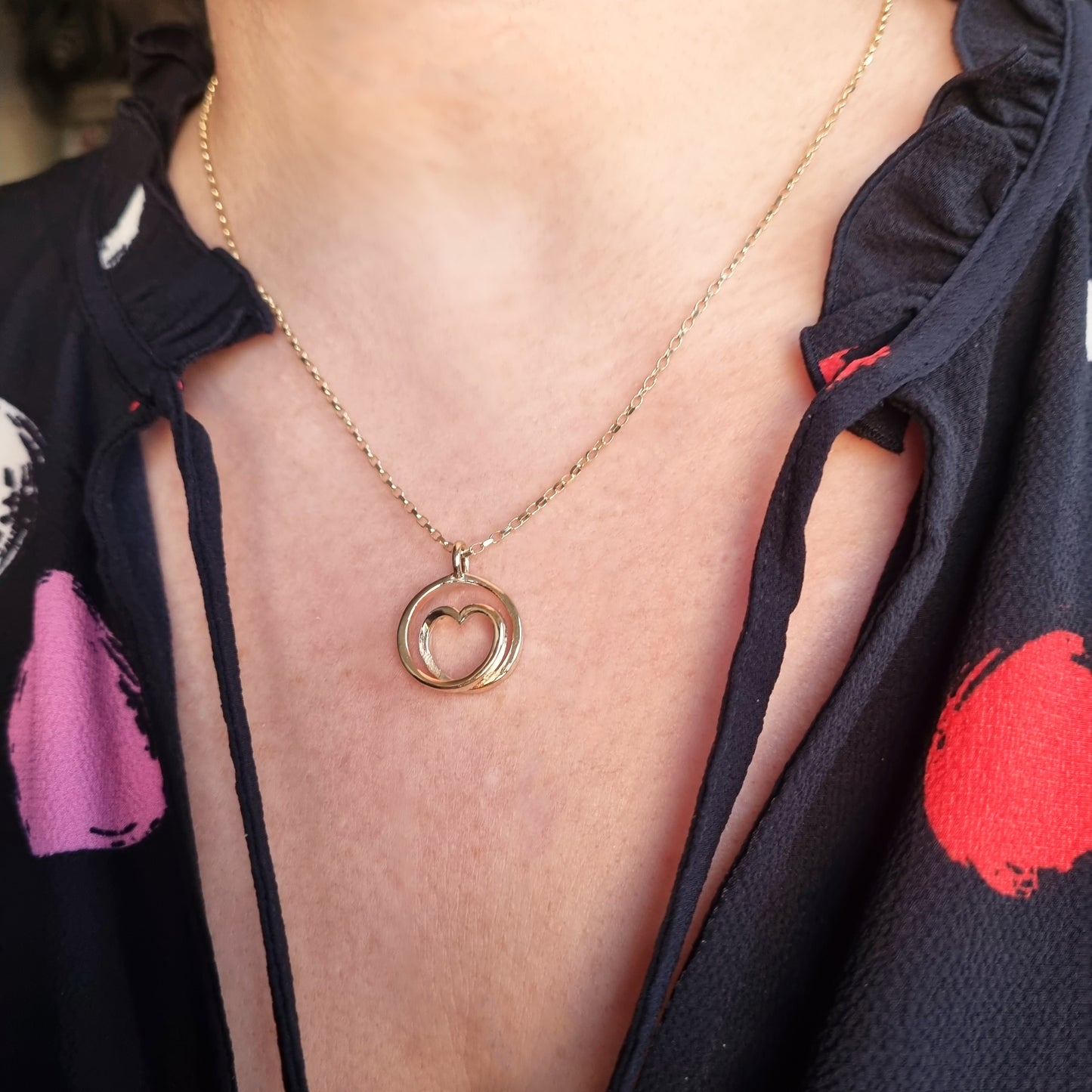 Infinite love & Infinity tiny - Smallest solid gold or silver spiral necklaces
