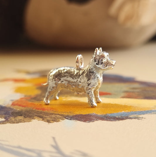 Westie dog necklace - Silver West highland terrier pendant
