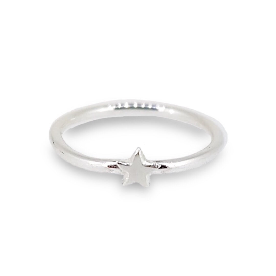 To the moon and back stacking rings