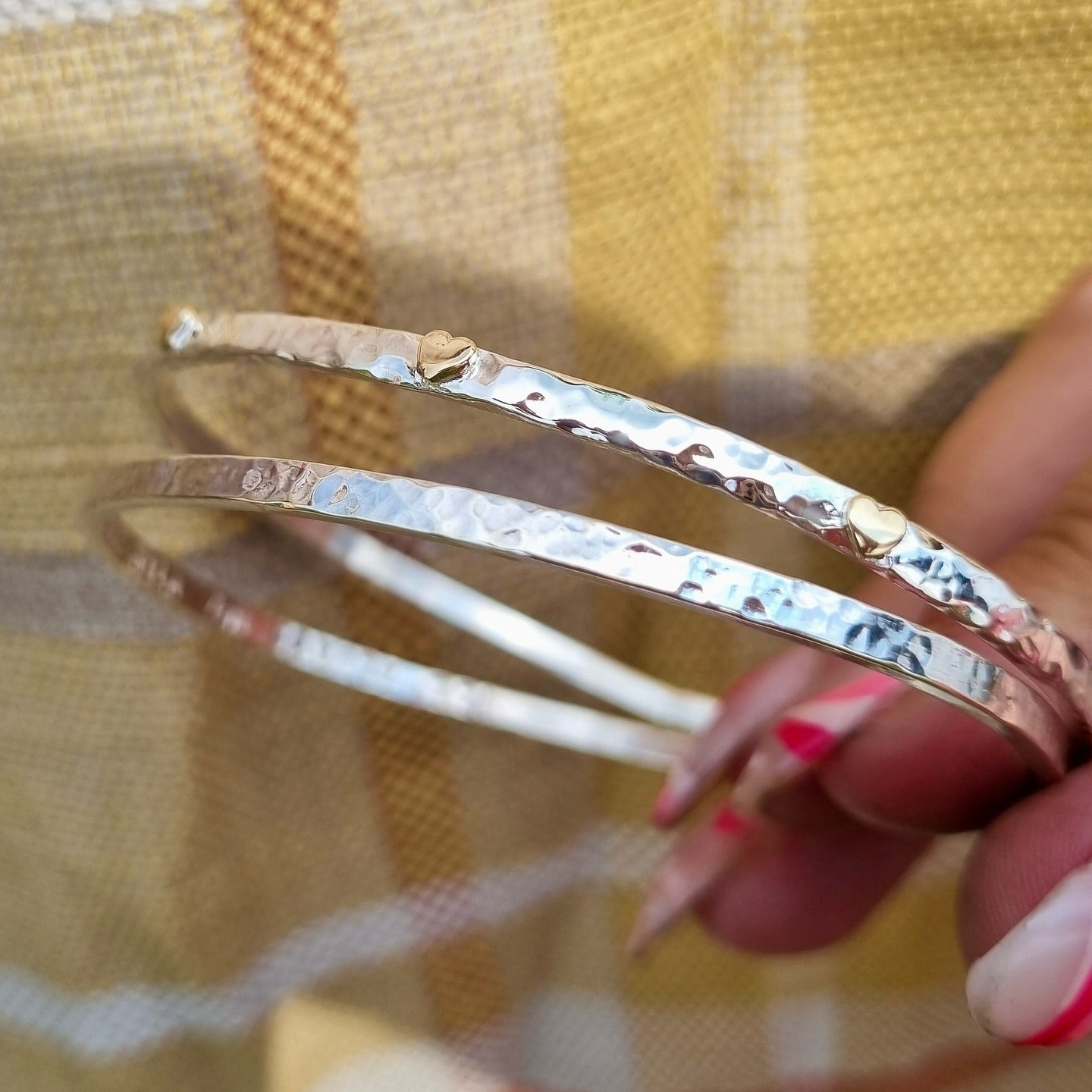 Bangles - sterling silver or solid 9ct gold