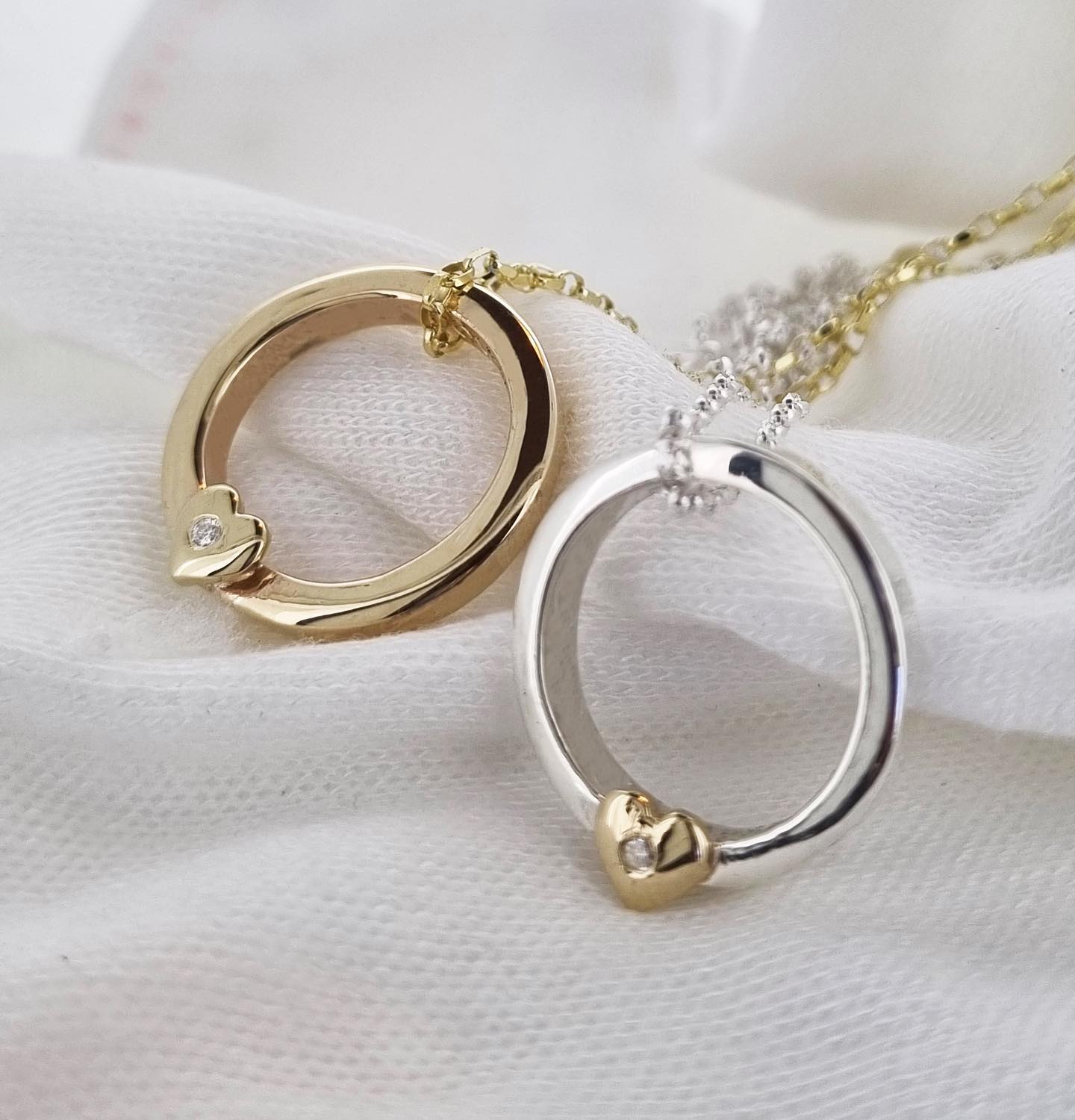 Halo necklaces