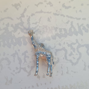Item 225 - Silver giraffe necklace