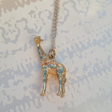 Load image into Gallery viewer, Item 226 - Solid yellow gold giraffe necklace