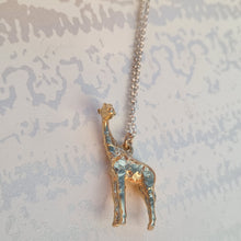 Load image into Gallery viewer, Item 226 - Solid yellow gold giraffe necklace
