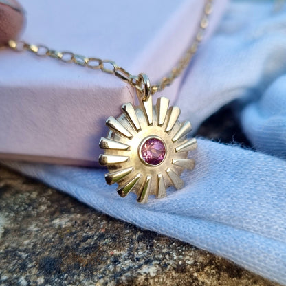 Sunkissed - one-off gold necklace