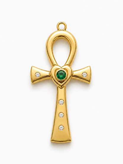 Special listing - gold ankh necklace