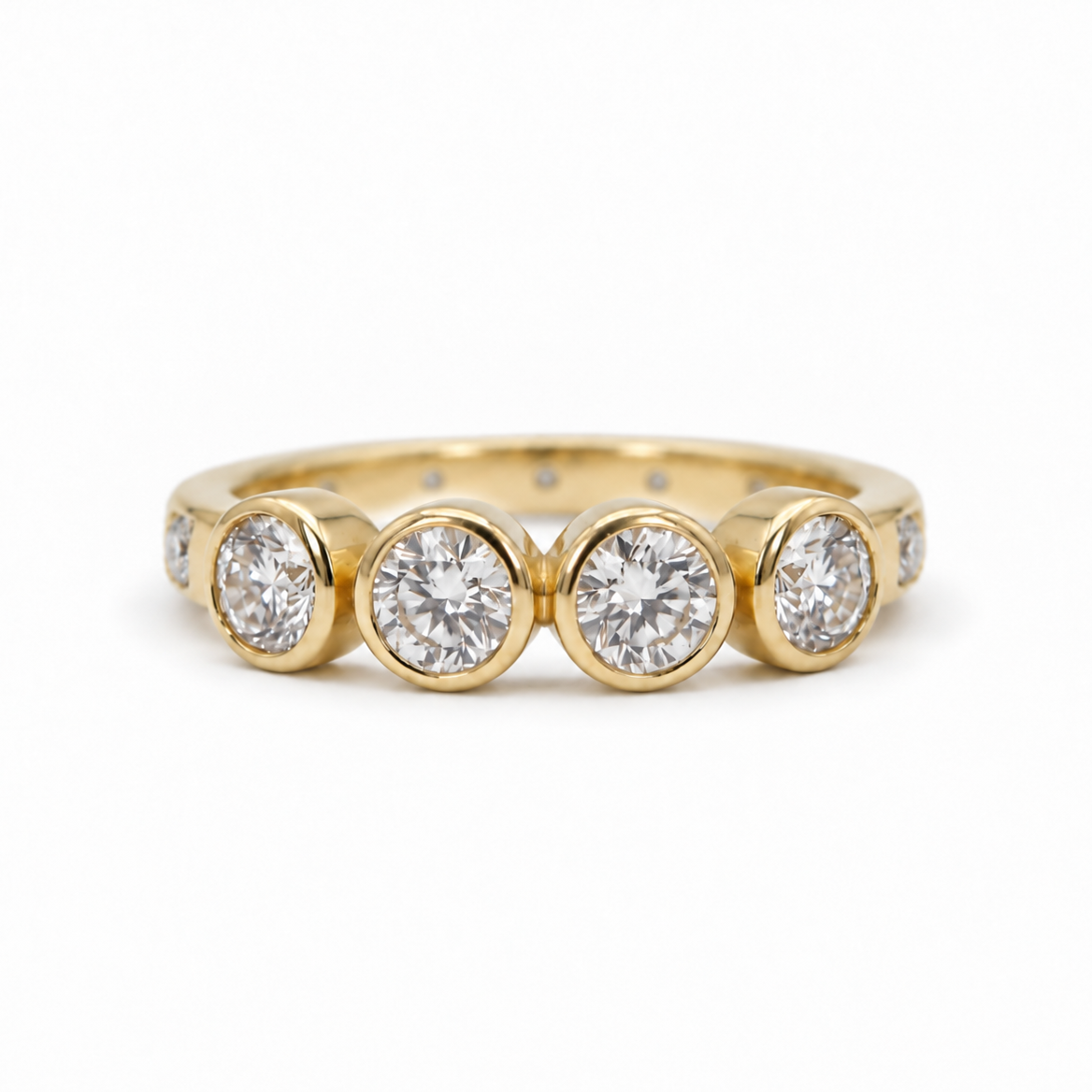 The quartet diamond ring