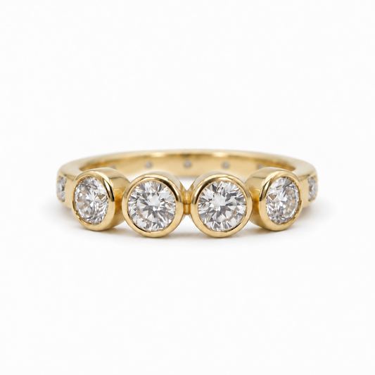 The quartet diamond ring