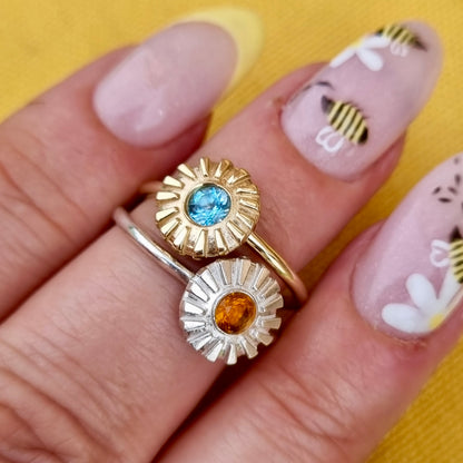 Sunkissed Gold - 9ct gold ring with stunning choice of gemstones