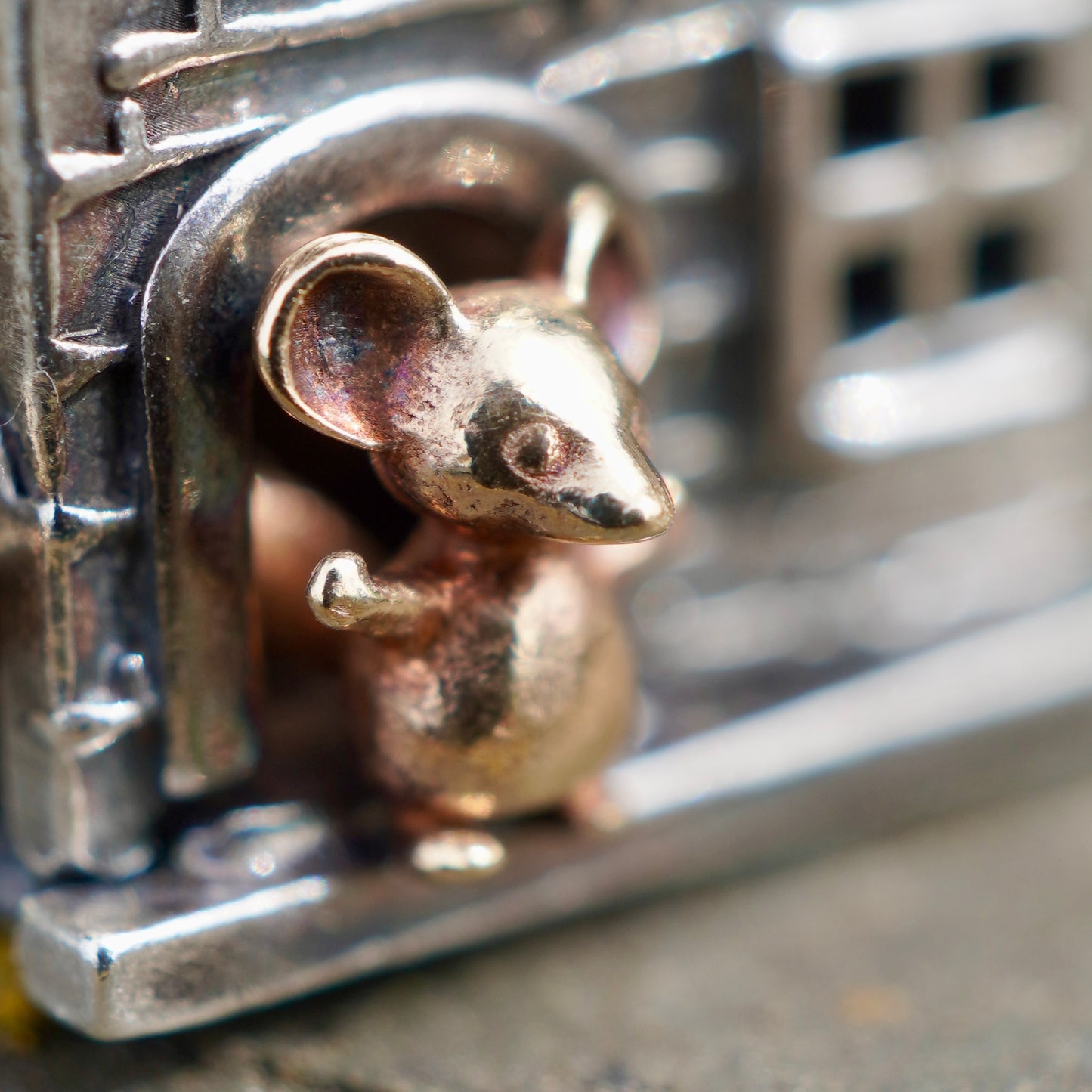 The mouse in the house - Enchanting silver necklace