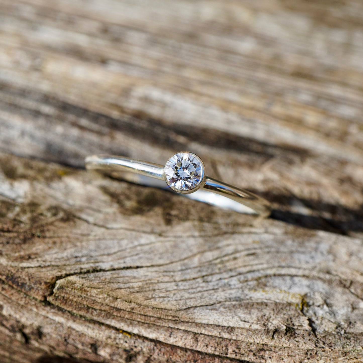 Limited offer - Silver & diamond ring