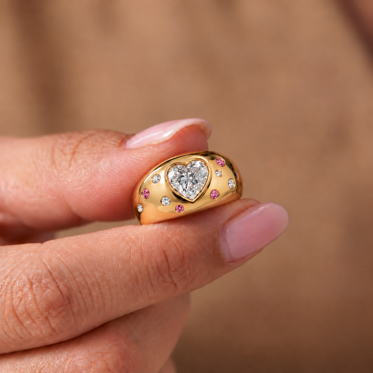 Special listing - Add diamonds and pink sapphires to ring