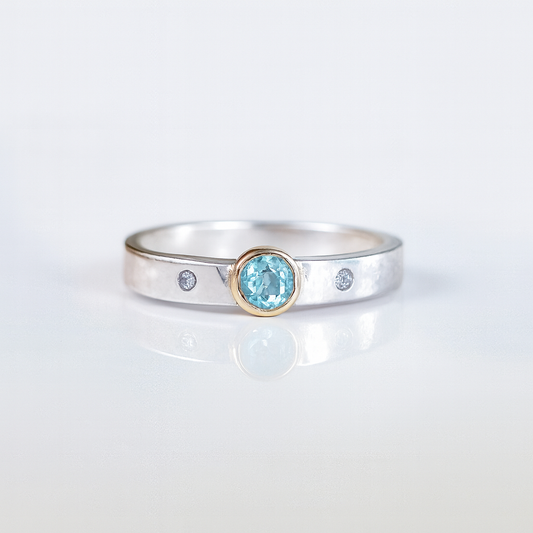 Special listing - Aquamarine in silver