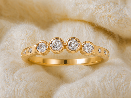 Special listing - 4 x diamonds in ring