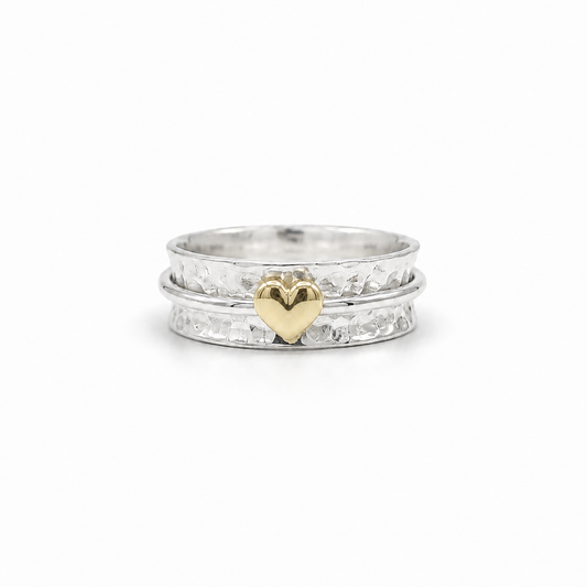 Design your own spinning heart ring