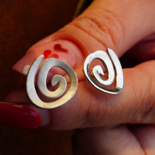 Spiral earrings
