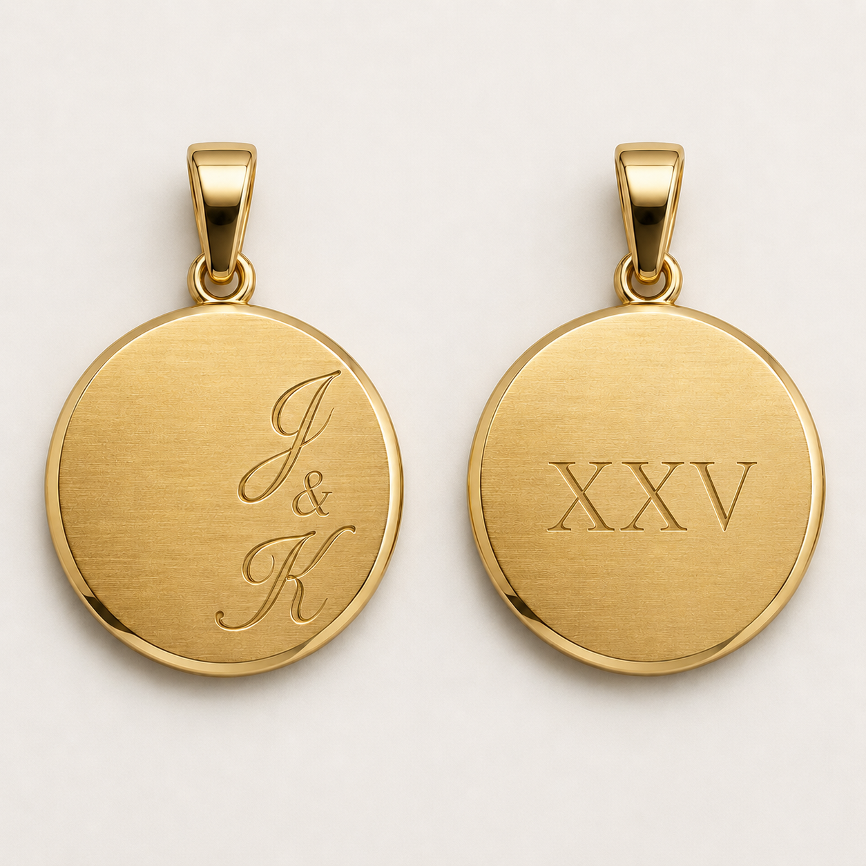 Gold pendant - special listing