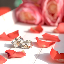 Load image into Gallery viewer, Two hearts beat as one. Her and her wedding rings