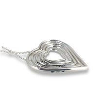 Load image into Gallery viewer, Family of hearts necklace. Five personalised hearts.