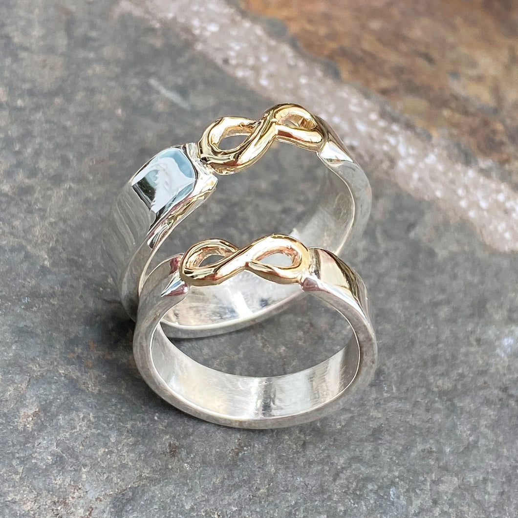 Infinity symbol ring