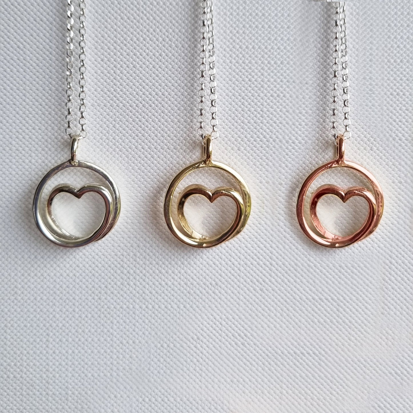 Infinite love tiny - Smallest solid gold or silver spiral necklace