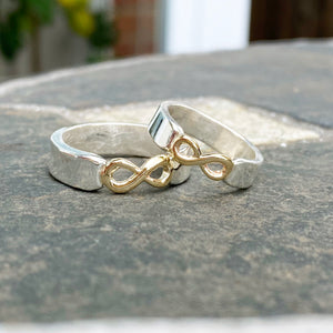 Infinity symbol ring