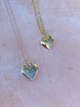 Load image into Gallery viewer, Solid silver or gold heart necklace