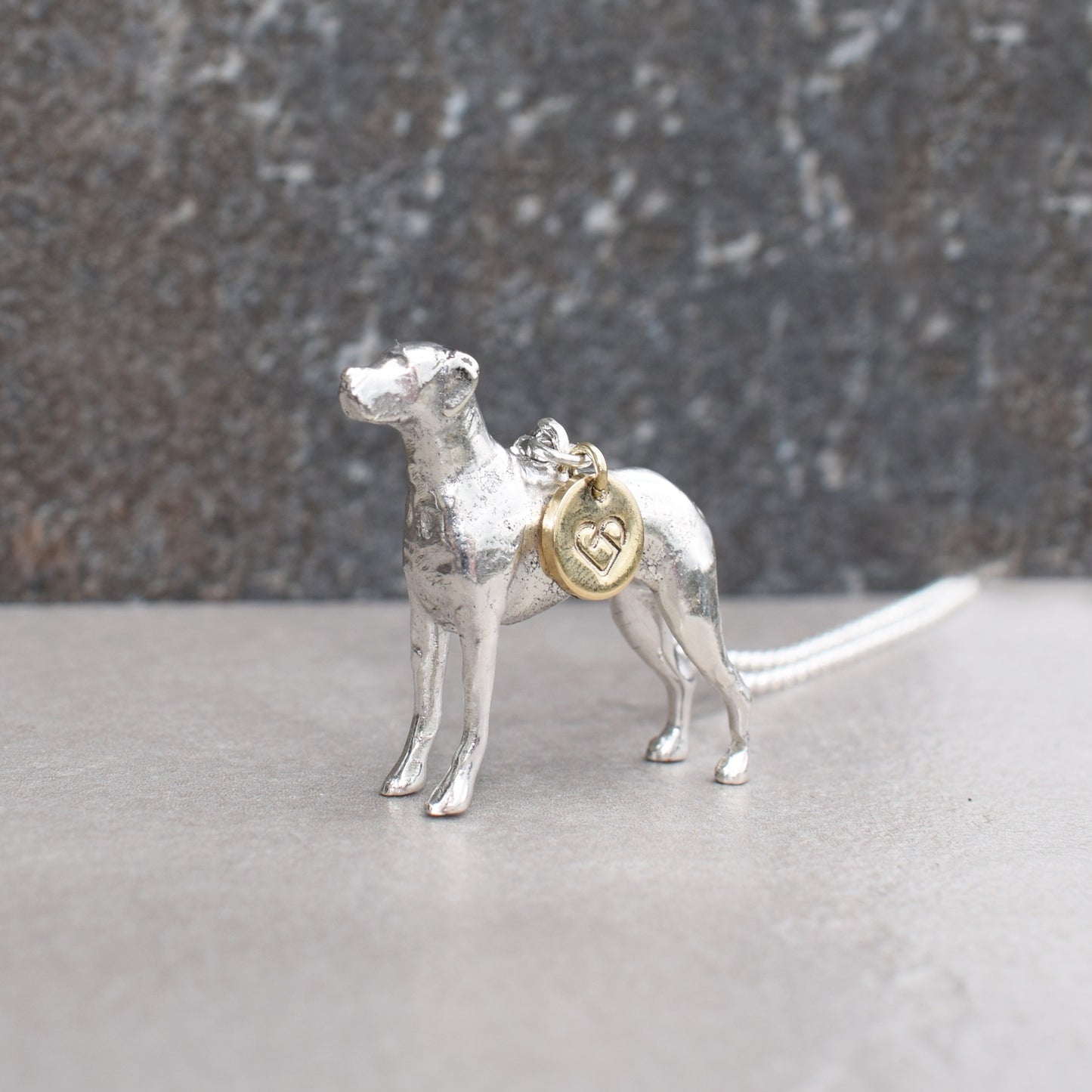 Personalise your pet in solid silver