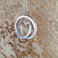 Load image into Gallery viewer, Infinite love classic - Sterling silver spiral necklace