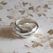 Load image into Gallery viewer, Solid silver Russian wedding ring