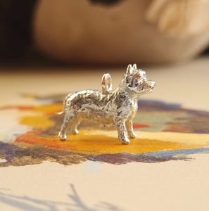 Westie dog necklace - Silver West highland terrier pendant